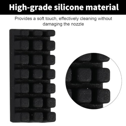 4pcs Hot End Silicone Socks Sleeves for Flashforge AD5X 3D Printer - style: 4pcs Silicone Socks and 4pcs Nozzle Brushes