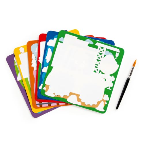 Mudpuppy - Busy Vehicles Color Magic Water-Reveal Kit for Kids - color: Things That Go