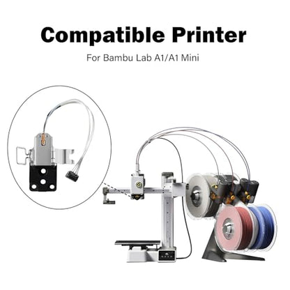 A1/A1 Mini Hotend Heating Assembly Kit Component with Ceramic Heater - style: 1PK