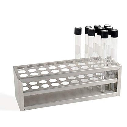 Tube Rack, Stainless Steel Material, 30Holes(3×10), Suitable for Tubes of Dia.≤18mm, TTR030-18-001 - style: 30 Holes, for Tubes of Dia.≤18mm