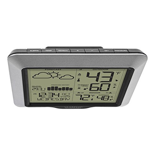 308-1417 Wireless Barometric Pressure Weather Station with WWVB Time, 330ft