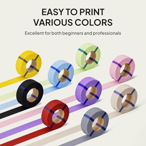 ELEGOO Matte PLA 3D Printer Filament 1.75mm Black/White 4KG - color: 4*1kg Black,black,white,white