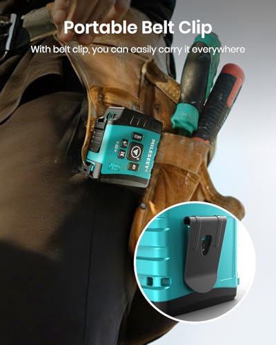 MILESEEY DT20 3-in-1 Digital Laser Tape Measure, 131ft Laser & 16ft Tape