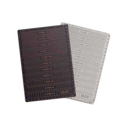WUTA 8mm Thicken Cutting Mat Self Healing Cutting Mat, A5 Punching Board, Engraving Pad, Carving Knife Plate DIY Leather Craft Tools for Handcraft Project (8.6x5.9inch) - size: 8.6"L x 5.9"W