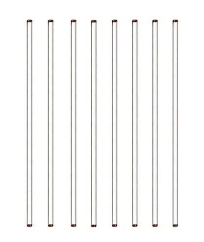 Glass Stirring Rod Glass Stir Stick 12" Length Glass Stir Rod with Both Ends Round 8pcs/pk