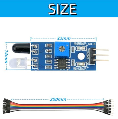 10Pcs IR Sensor Infrared Sensing Sweep Proximity Sensor Module