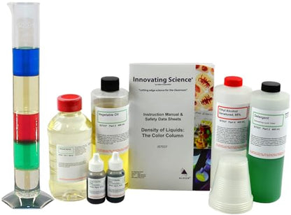 Innovating Science - Density of Liquids: The Color Column Demo Kit