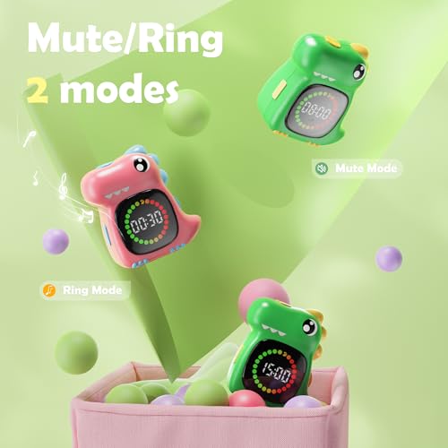 Visual Timer for Kids 99 Minute Digital Potty Training Timer for Homeschool - color: Pink