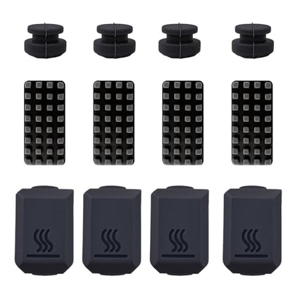 Compatible with Snapmaker U1, 4PCS Silicone Sock + 4PCS Nozzle Brush + 4PCS Nozzle Anti-Leak Pad, Hotend Maintenance Kit, 3D Printer Replacement Parts