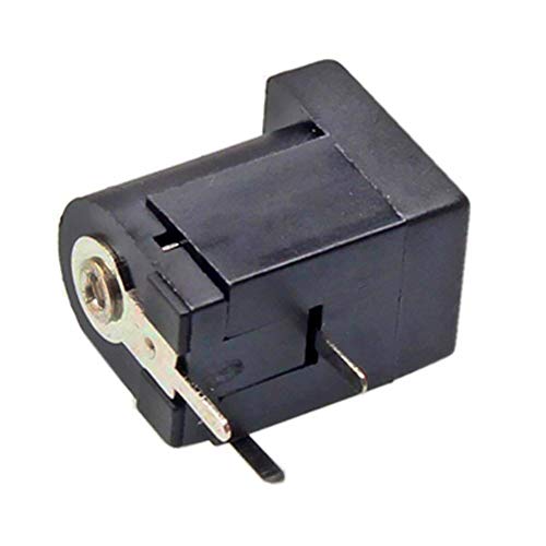 Breadboard-Friendly 2.1mm PCB Mounting Female DC Power Barrel Jack (Pack of 10)
