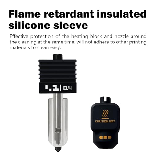 5PK P2S/X2D/H2D Silicone Socks with Identification Code & 1PK Nozzle Brush - size: 6 PCS
