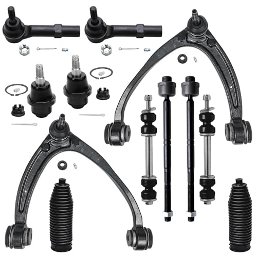 Detroit Axle - 12pc Front End Kit for 2007-2013 Chevrolet Silverado 1500 - size: 12CS34453/12PC