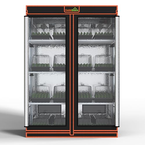 48"x24"x72" Multi-Storey Grow Tent, Extra-Large Observation windows, Heavy-Duty 600D Mylar Plant Tent, Waterproof Growing Tents, Fit in Indoor Planting, Hydroponics, 4-Layers of seedlings