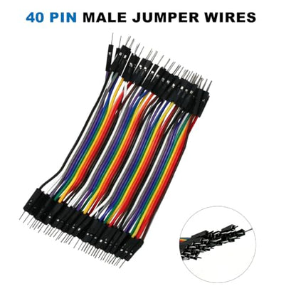 240pcs Dupont Wire Kit 10cm, 2-Pack Breadboard Jumper Cables 40-Pin M-F/M-M/F-F, Solderless Prototyping Wires in Plastic Storage Box for Arduino Raspberry Pi Electronics Projects - size: 10cm 240PCS