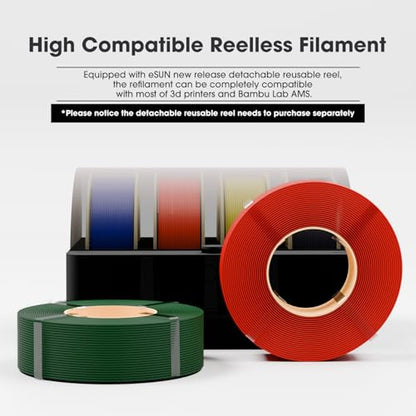 eSUN PLA+ Refilament 1.75mm, 3D Printer Refill PLA Plus, Dimensional Accuracy +/- 0.03mm, 1KG Spoolless 3D Printing Filament for 3D Printers, White - color: White-tz, size: PLA+ Refilament 1.75mm 1KG