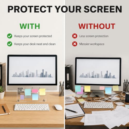 Hold On Let Me Overthink This Memo Board Funny Acrylic Monitor Memo Board - color: Hold on Let Me Overthink This