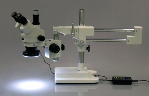 AmScope LED-144A 144-LED Lighting-Direction-Adjustable Microscope Ring - style: LED-144A-YK
