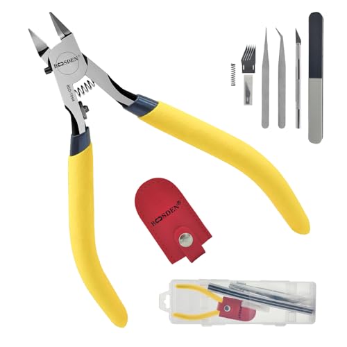 BOOSDEN 9-Pc Model Tool Kit, Hobby Nippers for Gundam Gunpla