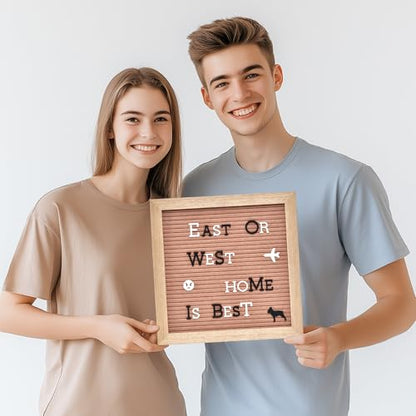 Pre-Cut Letters for Felt Letter Board, 736 Pcs, White - color: White