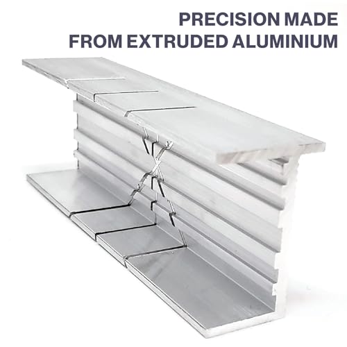 Excel Blades 6-Inch Aluminum & Steel Mitre Box, 2 Cutting Angles - style: Mitre Box