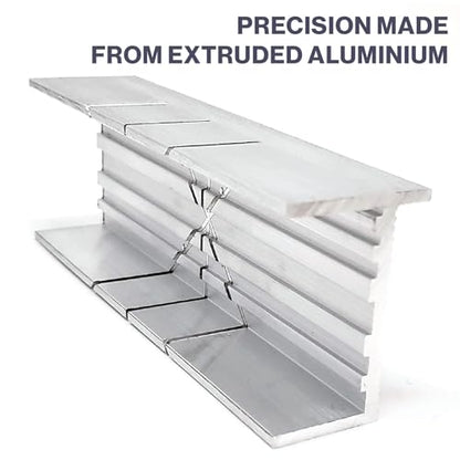 Excel Blades 6-Inch Aluminum & Steel Mitre Box, 2 Cutting Angles - style: Mitre Box