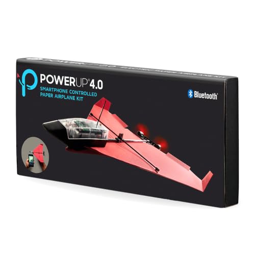 POWERUP 4.0 Paper Airplane Kit - Smartphone App Controlled RC Plane Motor