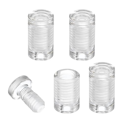 uxcell 4Pcs Sign Standoff Screws, 1/2" x 15/16" Acrylic Wall Standoff Mount Hardware Advertising Glass Standoff Nail Acrylic Nail for Hanging Acrylic Picture Frame Panel Sign - size: 1/2" x 15/16"