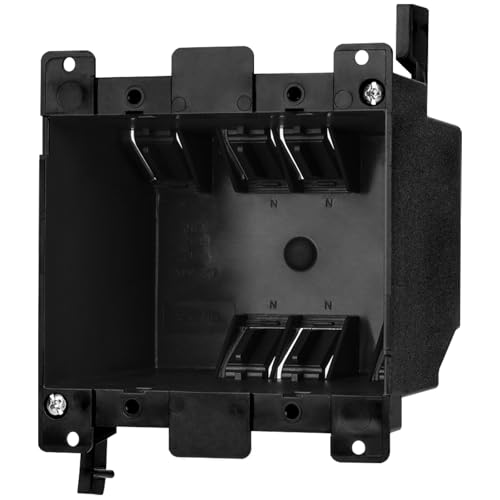 2-Gang Old Work Box, 25 cu.in., ETL, Fire Rated - color: 2-Gang, size: 1