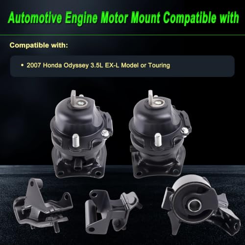 Engine Motor Mount Compatible with 07 Odyssey 3.5L EX-L or Touring - size: 2007 Odyssey 3.5L EX-L