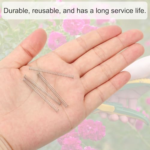 PATIKIL Compression Spring, 0.3mm Wire Dia x 3mm OD x 40mm L, 10 Pcs 304 Stainless Steel Mechanical Extension Small Springs Pen Springs Assortment Kit for Shop and Home Repairs - size: 0.3x3x40mm