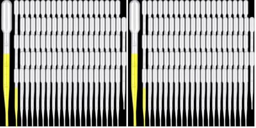 Kanayu 1500 Pieces 3ML Plastic Transfer Pipettes Plastic Eye Droppers Laboratory Disposable Pipettes Calibrated Dropper for Liquid Essential Oil Laboratory Science Experiment DIY Art (Pack of 2) - size: 3ml (Pack of 2)