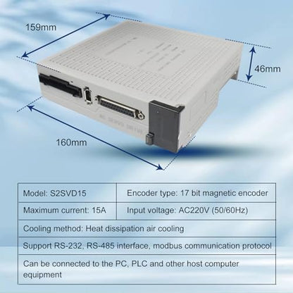 RATTMMOTOR YPMC-600W 220V Servo Motor with Brake+Servo Driver