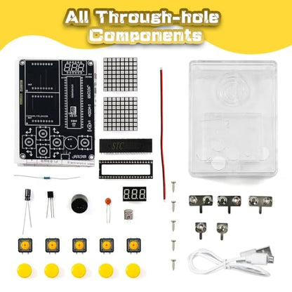 PEMENOL 7-in-1 DIY Game Soldering Kit, Interactive STEM Electronics Project