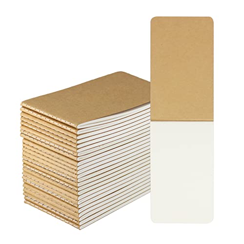zmybcpack 24 Pack Pocket Notebook,3"x 5" Mini Blank Notebook Bulk - size: 3 x 5 inches (Blank, 24 pack)