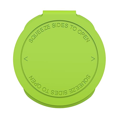 Dragon Chewer 13 Dram CR Plastic Packaging Pop Top Containers - Child Resistant Travel Holder Vial Bottles - 315 qty (Lime Green) - color: Lime Green