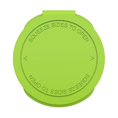 Dragon Chewer 13 Dram CR Plastic Packaging Pop Top Containers - Child Resistant Travel Holder Vial Bottles - 315 qty (Lime Green) - color: Lime Green