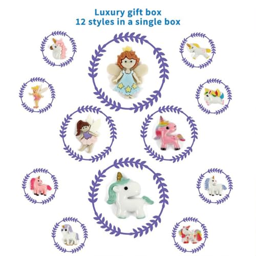 Liberty Imports 12-Pack Fairy and Unicorn Excavation Kit for Kids - Enchanted Magical Digging Adventure - Ideal Party Favors, Educational STEM Toys for Girls and Boys - style: Fairies
