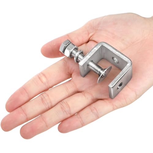 10 Pieces 304 Stainless Steel C-Clamps, 1 Inch
