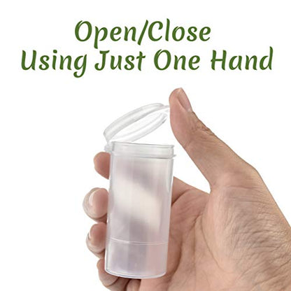 Maymom Water Tight Sample Vials, Bottle, Cup, for Small Parts, Beads; Air Tight; Prescription Bottle, Rx Vial (40mL) - size: 40mL 5pc