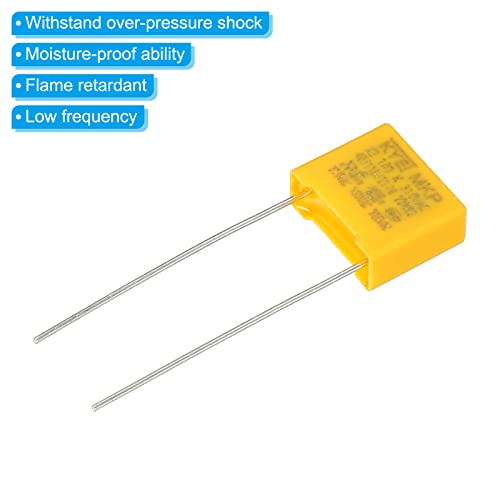 PATIKIL Safety Capacitors, 10 Pack 0.01uF AC 310V 10mm Pin Pitch 13x11x5mm Polypropylene Film Capacitor Assortment Kit for DIY Electronic Products - style: 0.01 uF