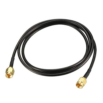 uxcell SMA Male to SMA Male Coaxial Cable 50 Ohm 3 Feet RG174 - size: 3 Feet