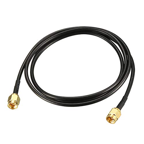 uxcell SMA Male to SMA Male Coaxial Cable 50 Ohm 3 Feet RG174 - size: 3 Feet