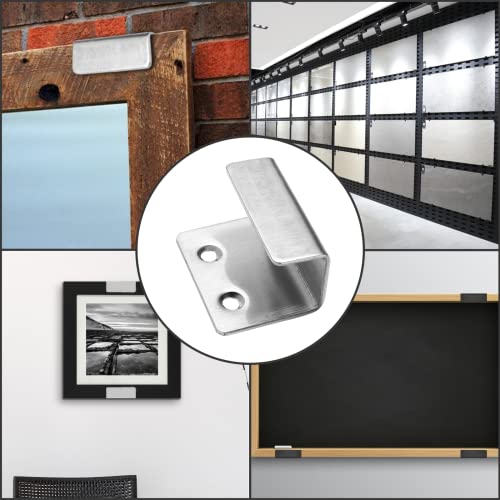 Luomorgo Tile Display Wall Hanger, Large, Silver, 10 Pcs - size: Large Silver