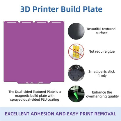 276x293mm Cold Build Plate for Snapmaker U1 - color: Amethyst Texture, size: Snapmaker U1