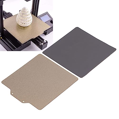 Magnetic PEI Build Plate 280x280mm Double Sided Flexible Steel for 3D Printer Bed Adhesion with M5 Threaded Insert
