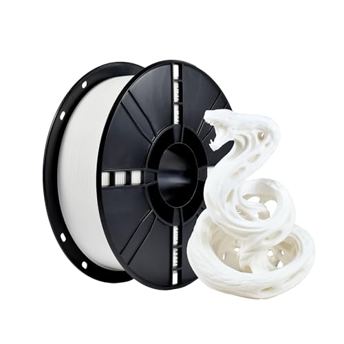 iBOSS PLA Plus (PLA+) 3D Printer Filament 1.75mm,1kg Spool (2.2lbs) Toughness Enhanced 3D Printing Filament,Dimensional Accuracy +/- 0.02mm,1.75mm PLA Plus Filament,Fit Most FDM Printer(White) - color: D_ 1kg White