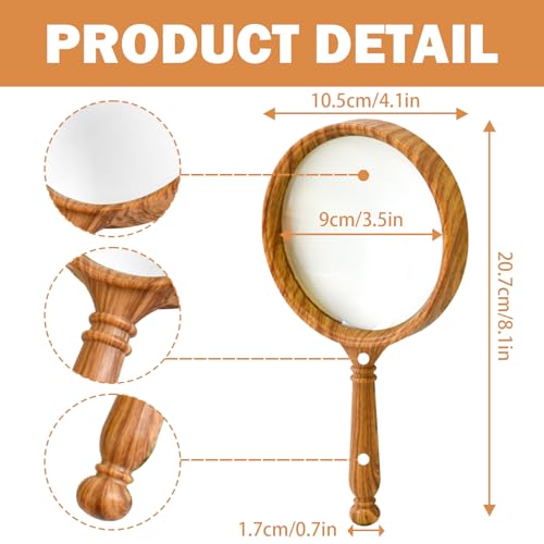 Magnifying Glass 10X 100 mm, Kids Magnifying Glasses Vintage - size: 100 MM