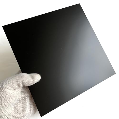 G10 Fiberglass Garolite 3D Printer Build Surface Plate Semi-Flexible Sheet 235mm/9.25"(Black Color),200/220/250/257/310/400mm Available - size: 235X235X2.0MM