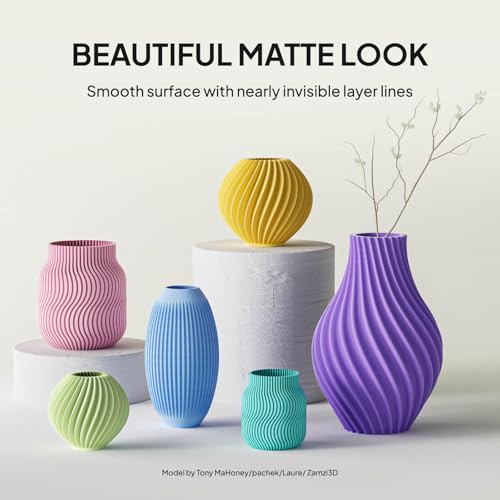 ELEGOO Matte PLA 3D Printer Filament 1.75mm Black/White 4KG - color: 4*1kg Black,black,white,white
