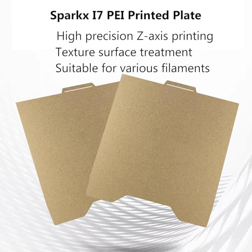 SPARKX i7 Cold Printing Build Plate Upgraded No-Heating No Glue Bed - color: Gold